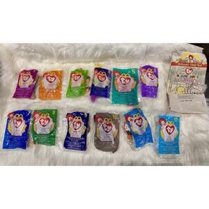 New/Vintage: Ty Beanie Babies 1998 McDonald’s Complete Set of 12